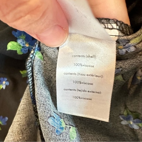 NWT peasant floral ruffle long sleeve blouse by WeWoreWhat women’s XS - Picture 11 of 11